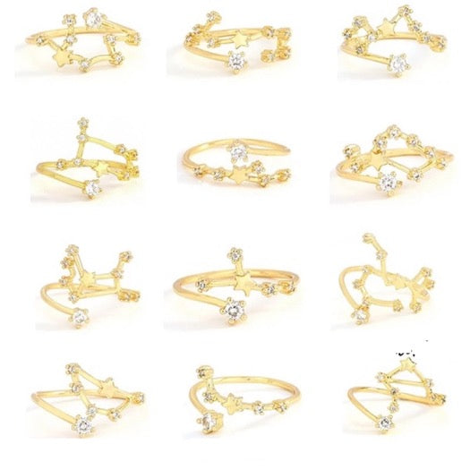 ZODIAC CONSTELLATION RINGS