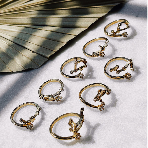 ZODIAC CONSTELLATION RINGS