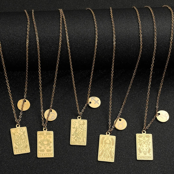 ZODIAC PENDANT NECKLACE